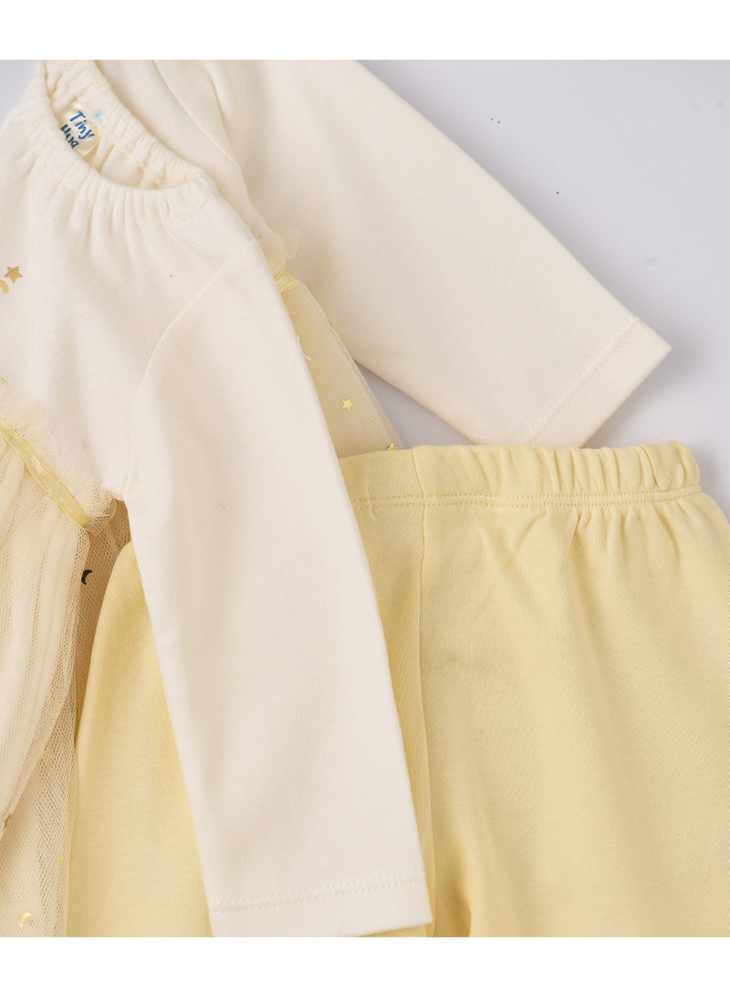 Tiny Hug BABY GIRLS DRESS WITH PANTS - Image 4